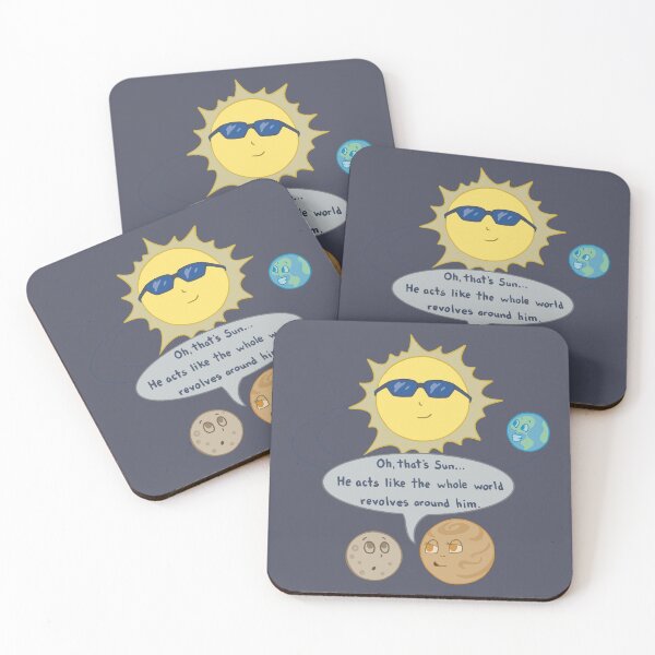 Item preview, Funny Sun and Planets Pun designed and sold by CharacterAlley.
