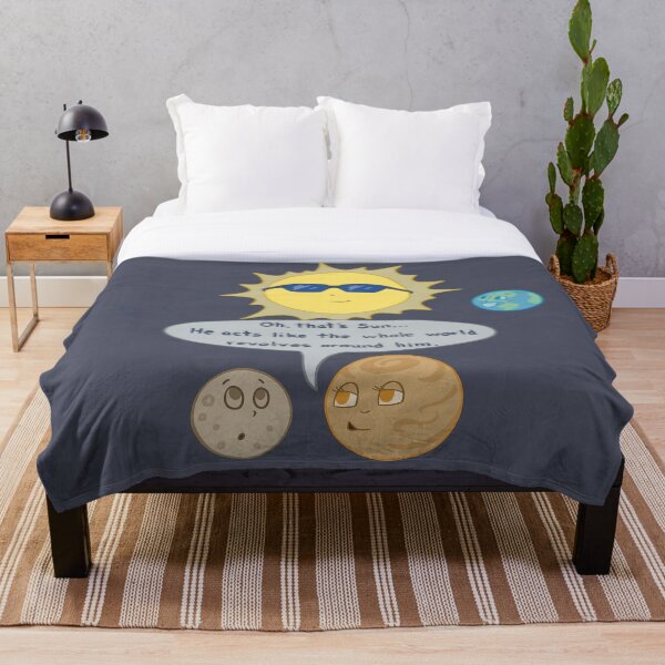 Item preview, Funny Sun and Planets Pun designed and sold by CharacterAlley.