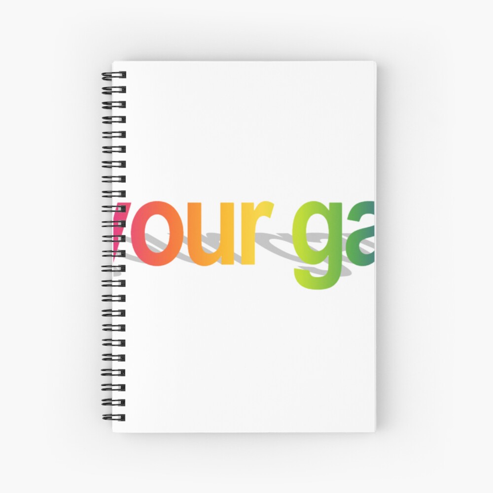 your gay rainbow word art sticker | Art Print