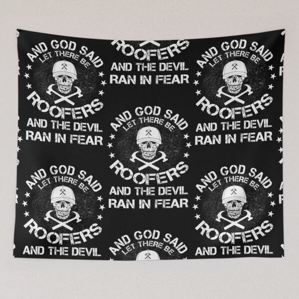 Item preview, And God Said Let There Be Roofer And The Devil   designed and sold by aryagiri.