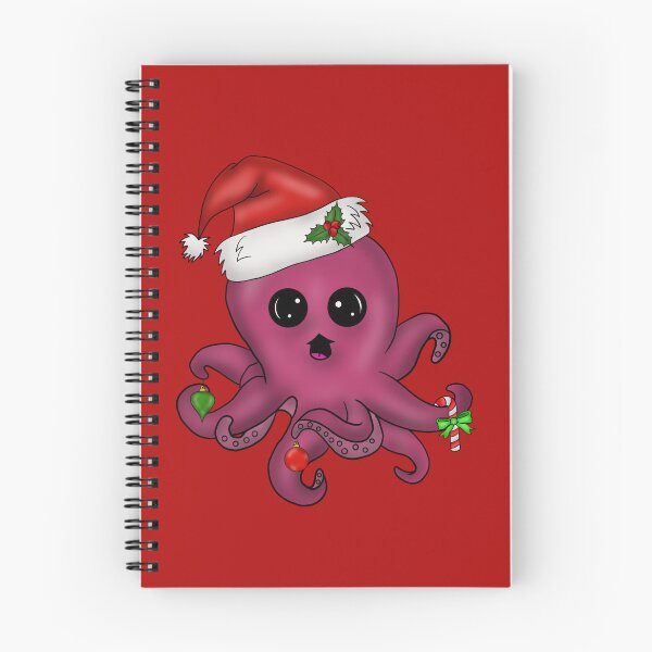 Item preview, Christmas bubbles the pink octopus  designed and sold by ArtandSoulKacey.