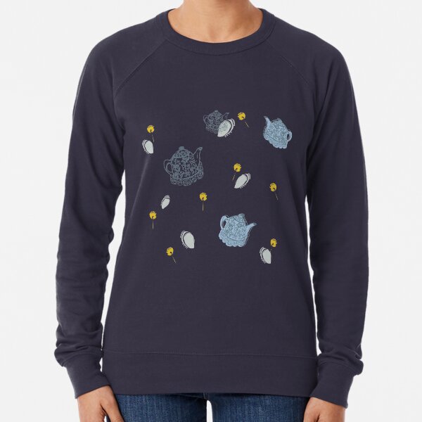 Blue Teapots Lightweight Sweatshirt