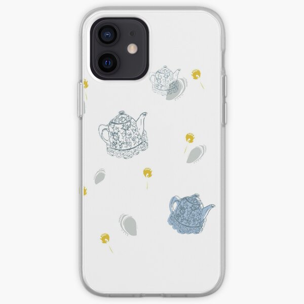 Blue Teapots iPhone Soft Case