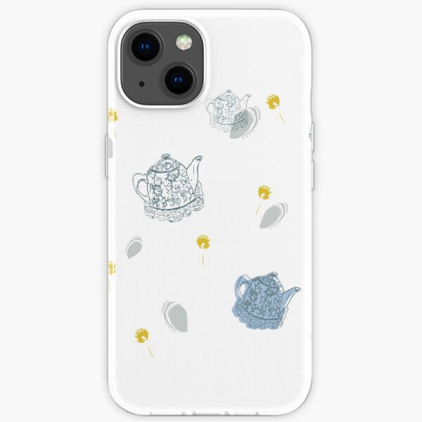 Blue Teapots iPhone Soft Case