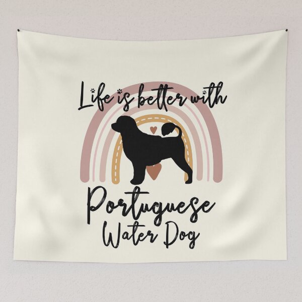 Item preview, Portuguese Water Dog Rainbow Aesthetic Boho designed and sold by rafaeltto.