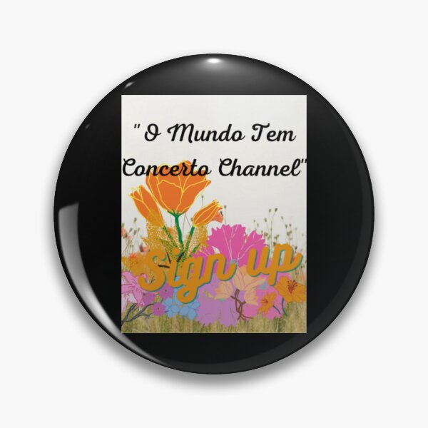 Item preview, O Mundo Tem Concerto Channel Sticker designed and sold by Tranquilharris.