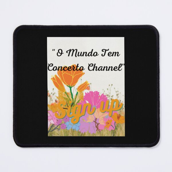 Item preview, O Mundo Tem Concerto Channel Sticker designed and sold by Tranquilharris.
