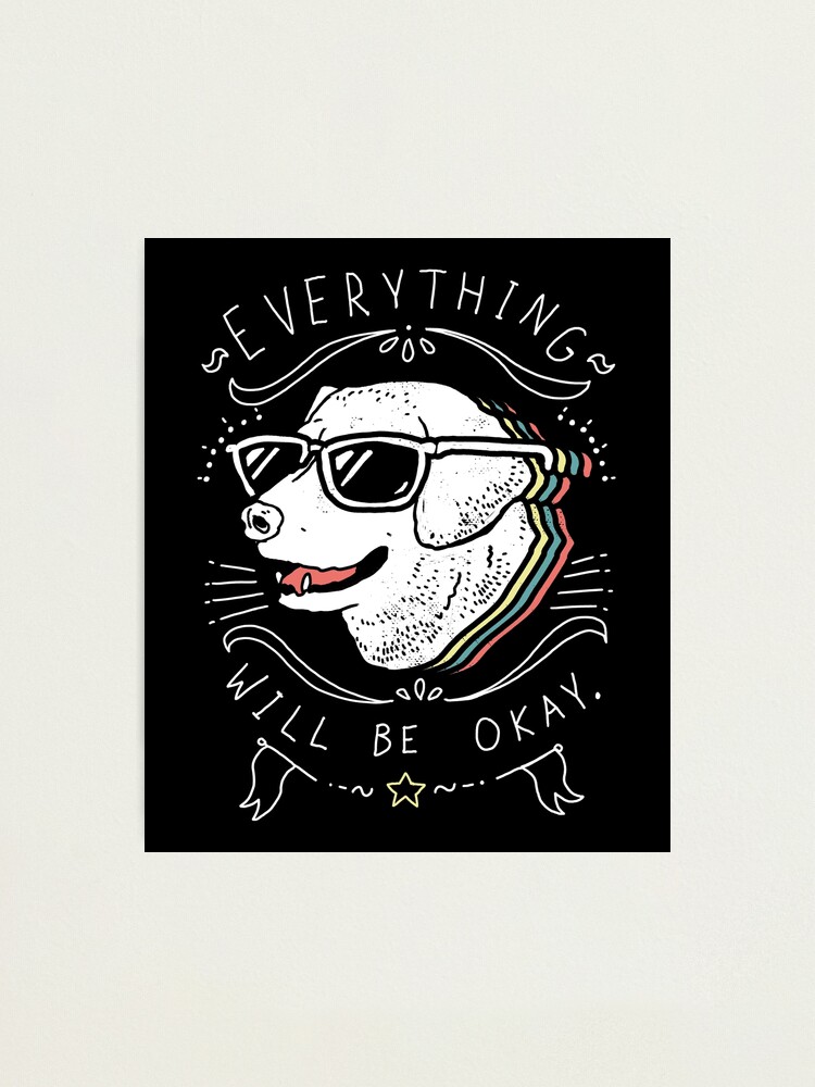 Alternate view of Dog Shirt Photographic Print