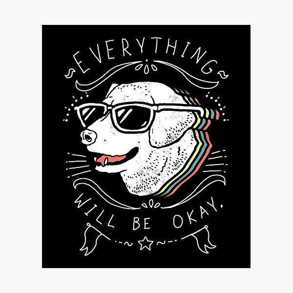 Dog Shirt Photographic Print