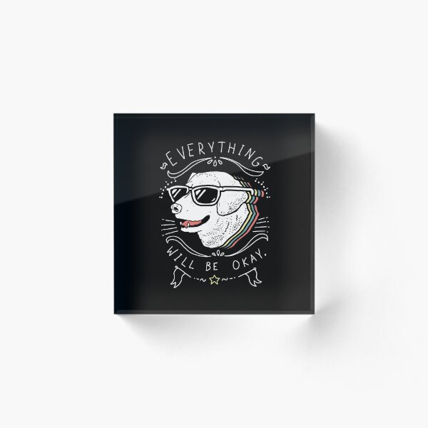Dog Shirt Acrylic Block