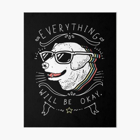 Dog Shirt Art Board Print