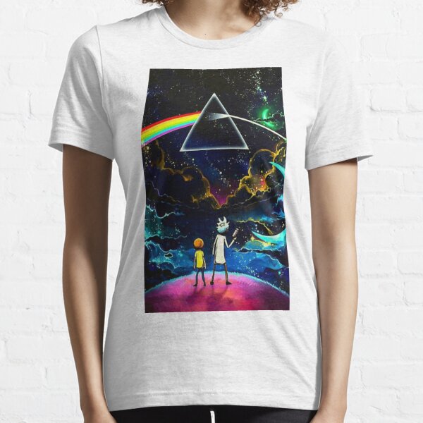 Pink Floyd Ricky Morty Essential T-Shirt