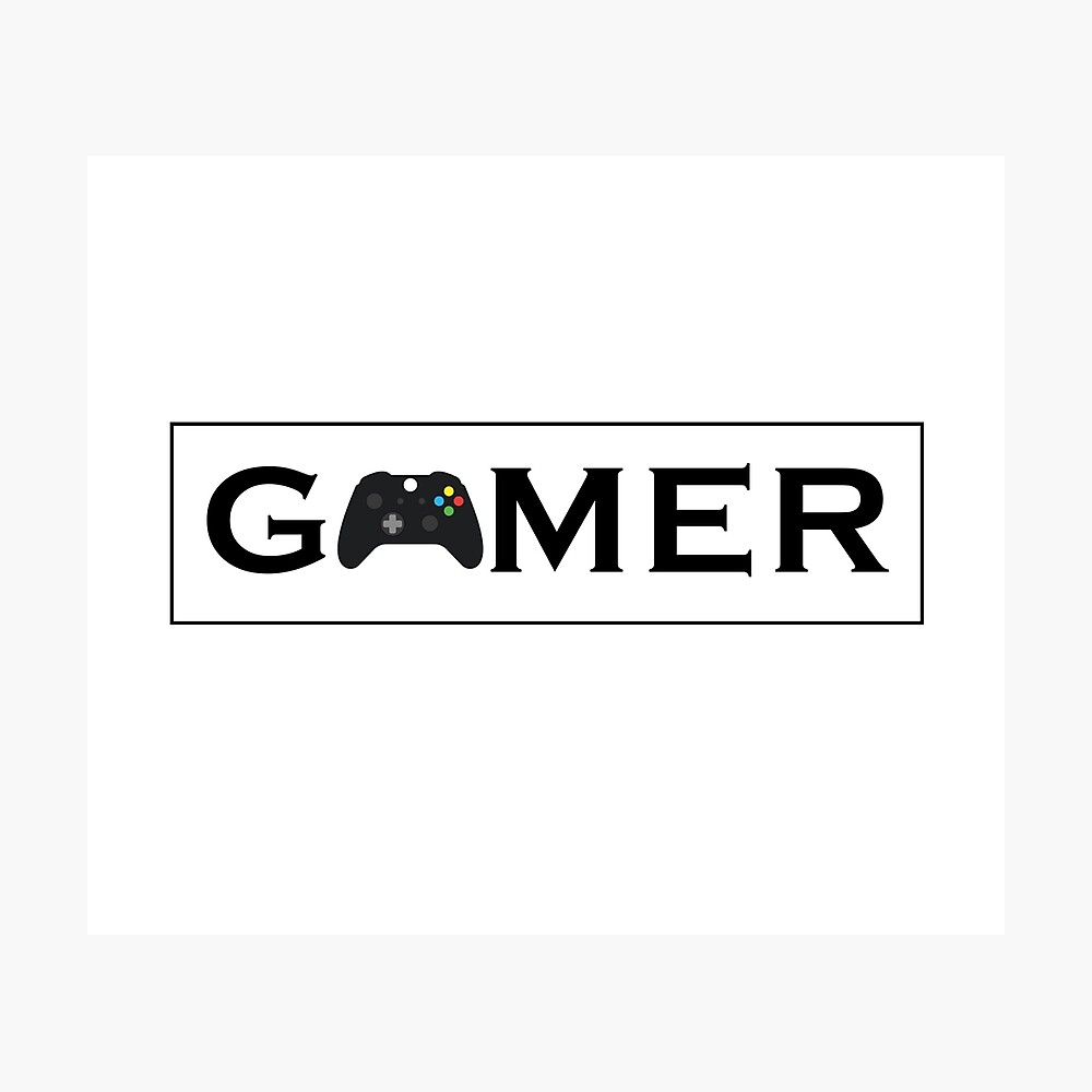 Xbox Gamer Poster Von Blectro Redbubble