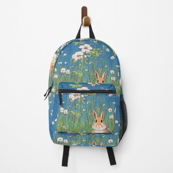 Item preview, Vintage Floral Rabbit Bunny and Blue Skies Flora and Fauna in Nature designed and sold by wigobun.