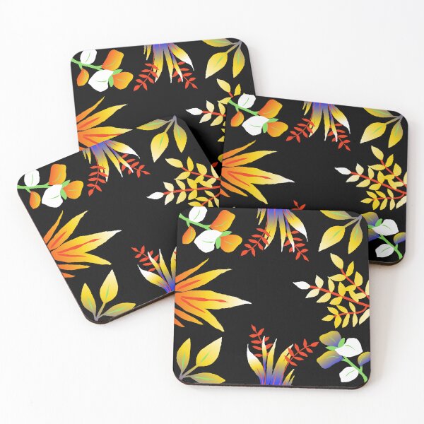 Item preview, Wildflowers blooming delicate flowers on dark background. designed and sold by Giree07.