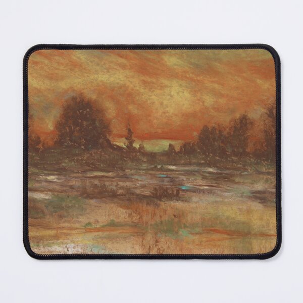 Item preview, Tonalism Landscape - "Wetlands" - Oil Pastel Painting / Landscape  Art Impressionism/Expressionism designed and sold by COTT-Art.