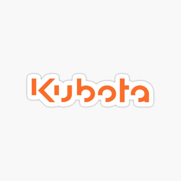kubota > traktor > motor Sticker