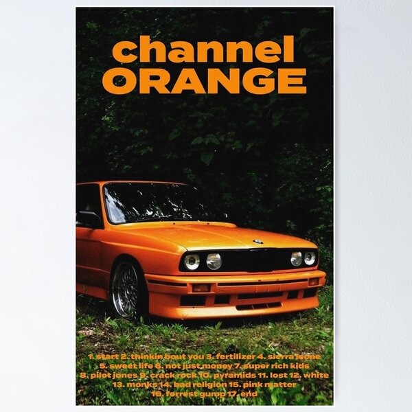 frank ocean chanel orange poster