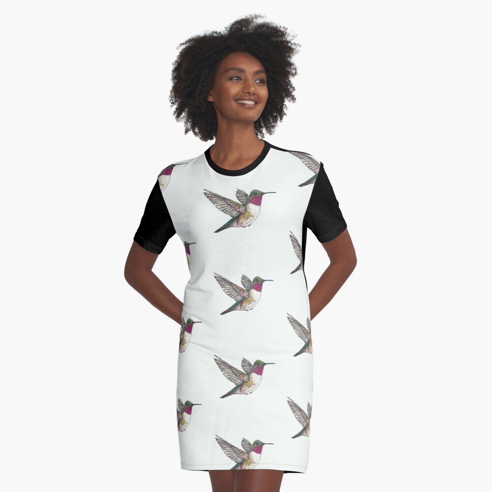 Item preview, Graphic T-Shirt Dress designed and sold by SerenSketches.