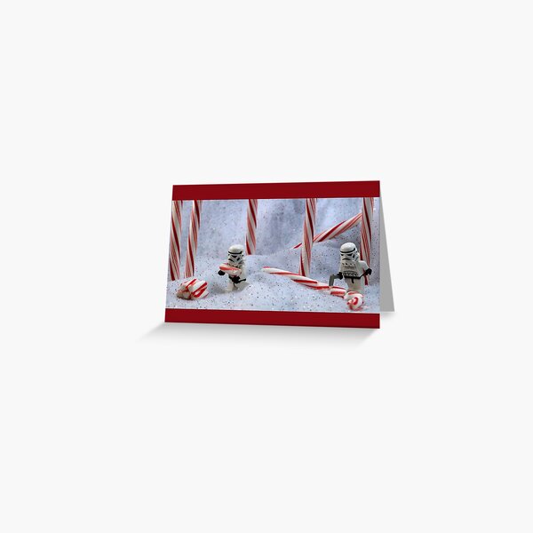 Candy Cane Forest Greeting Card