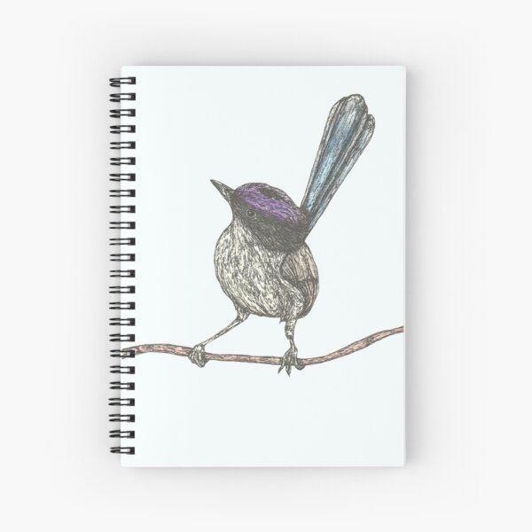 Item preview, Purple Crowned Fairy Wren designed and sold by SerenSketches.