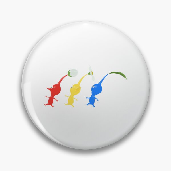 Item preview, 3 Pikmin Running (on Grey)   designed and sold by doroNorry.