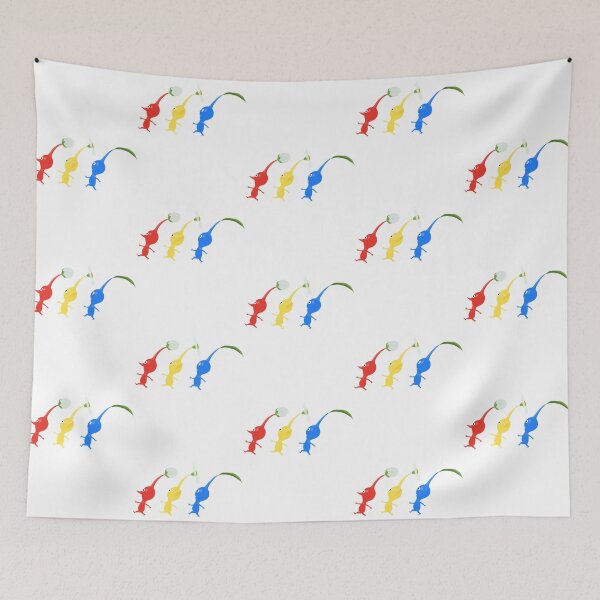 Item preview, 3 Pikmin Running (on Grey)   designed and sold by doroNorry.