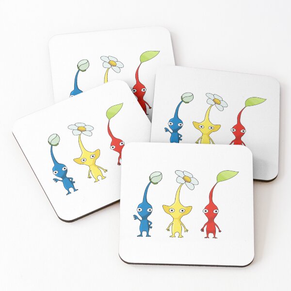 Item preview, Blue, Yellow and Red Pikmin  Set   designed and sold by doroNorry.