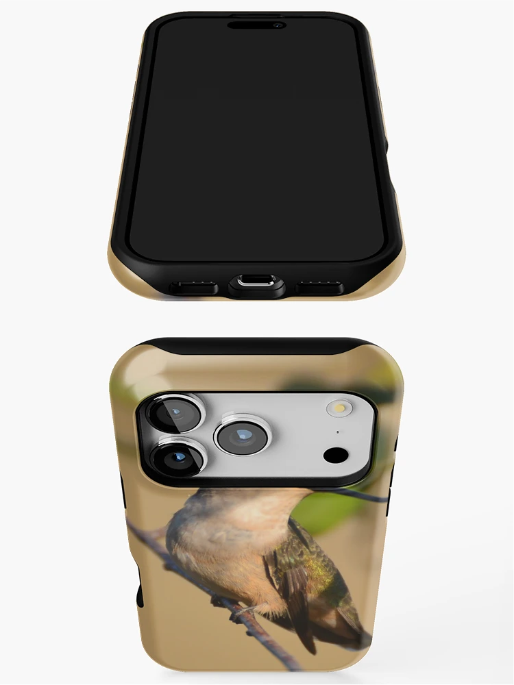 Thumbnail 3 of 4, iPhone Case, Ruby-throated Hummingbird designed and sold by InGFocus.