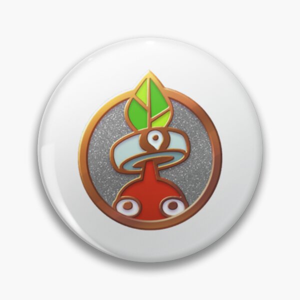 Item preview, Decor Pikmin Badge   designed and sold by doroNorry.
