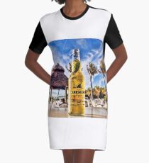 Happy Hour Graphic T-Shirt Dress