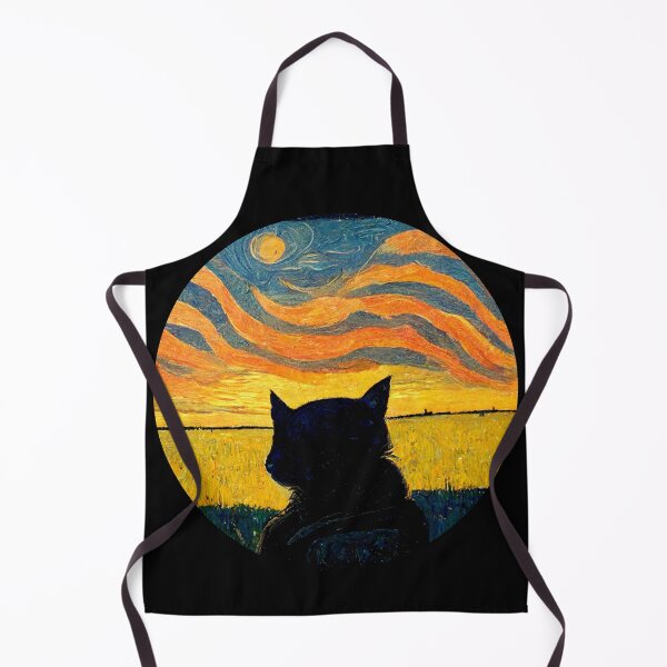Item preview, Cat Watching Sunset AI generator designed and sold by GraymanShop.