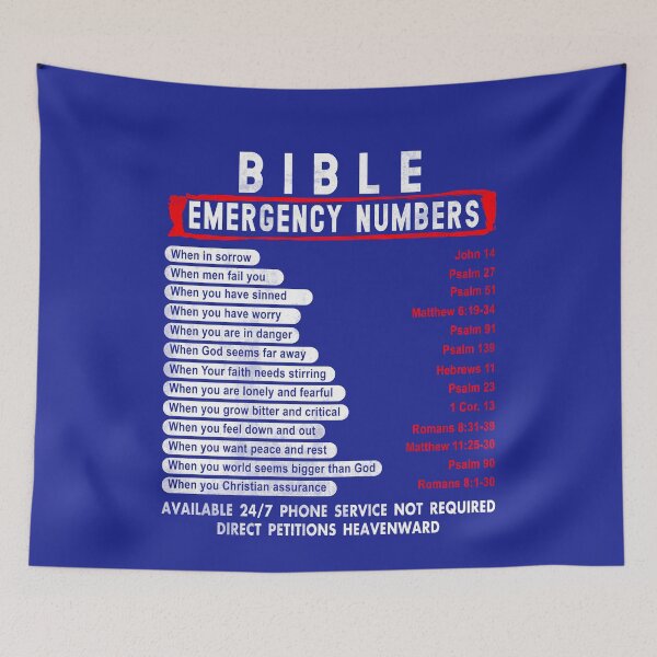 Item preview,  Bible Emergency Numbers designed and sold by Simeon	 Dorelus.