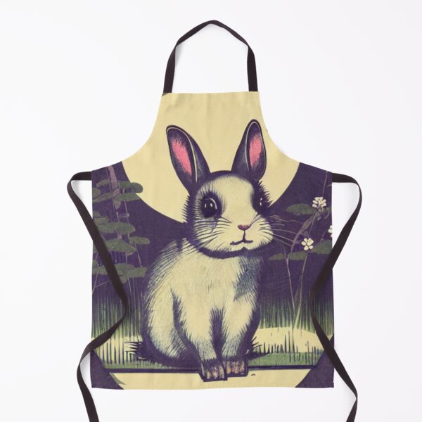 Item preview, Adorable Floral Baby Bunny Rabbit on the Moon designed and sold by wigobun.