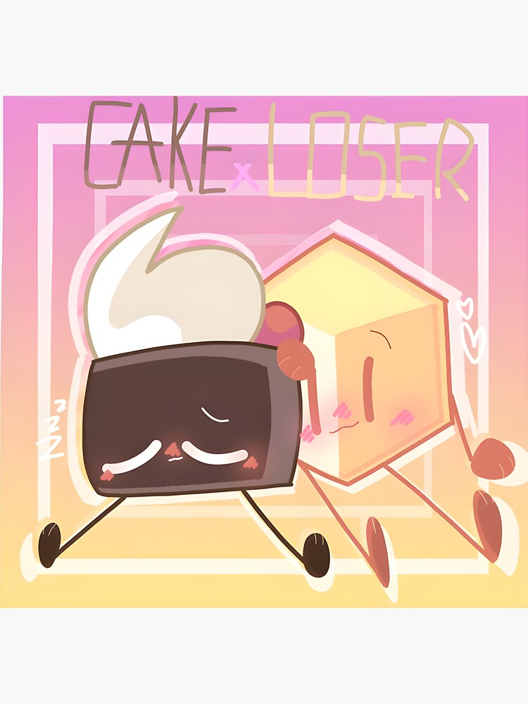Cake And Loser Bfb Cake Sticker For Sale By Gottliebbode Redbubble 2616