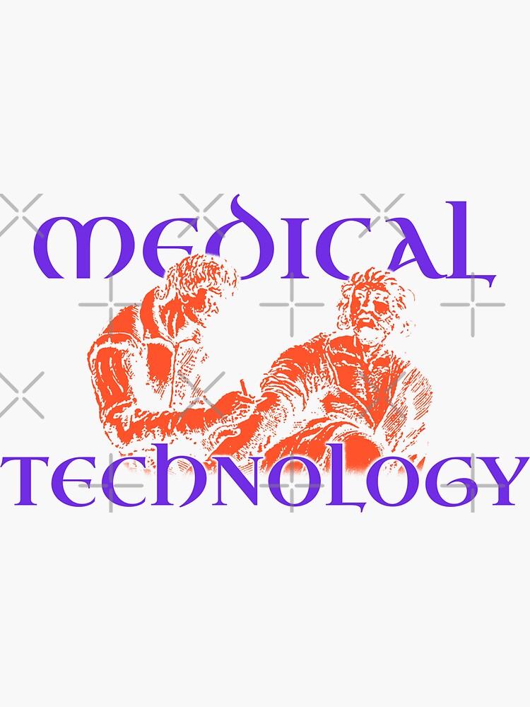 "Medical Technologist/Med Tech" Sticker for Sale by AspyWorks Redbubble