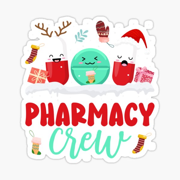 Christmas Pharmacy Crew Merry Christmas Pharmacy Squad Pharmacy Tech