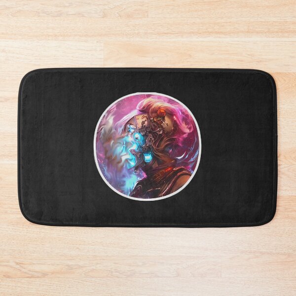 Item preview, Woman Cyborg Neon Flux Face - Magical Fantasy Motif Patterns designed and sold by Digital-Davinci.