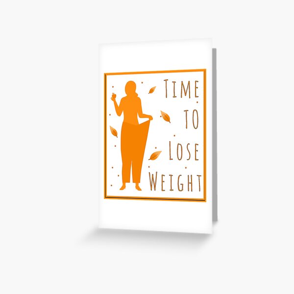 Weight Loss  Checking Scale Funny Card Transformation Card Life is Short  