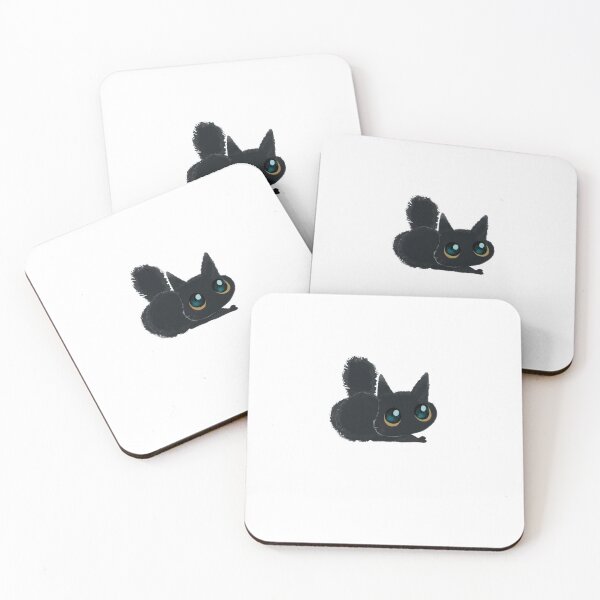 Item preview, Black fluffy cat designed and sold by SirrCici.