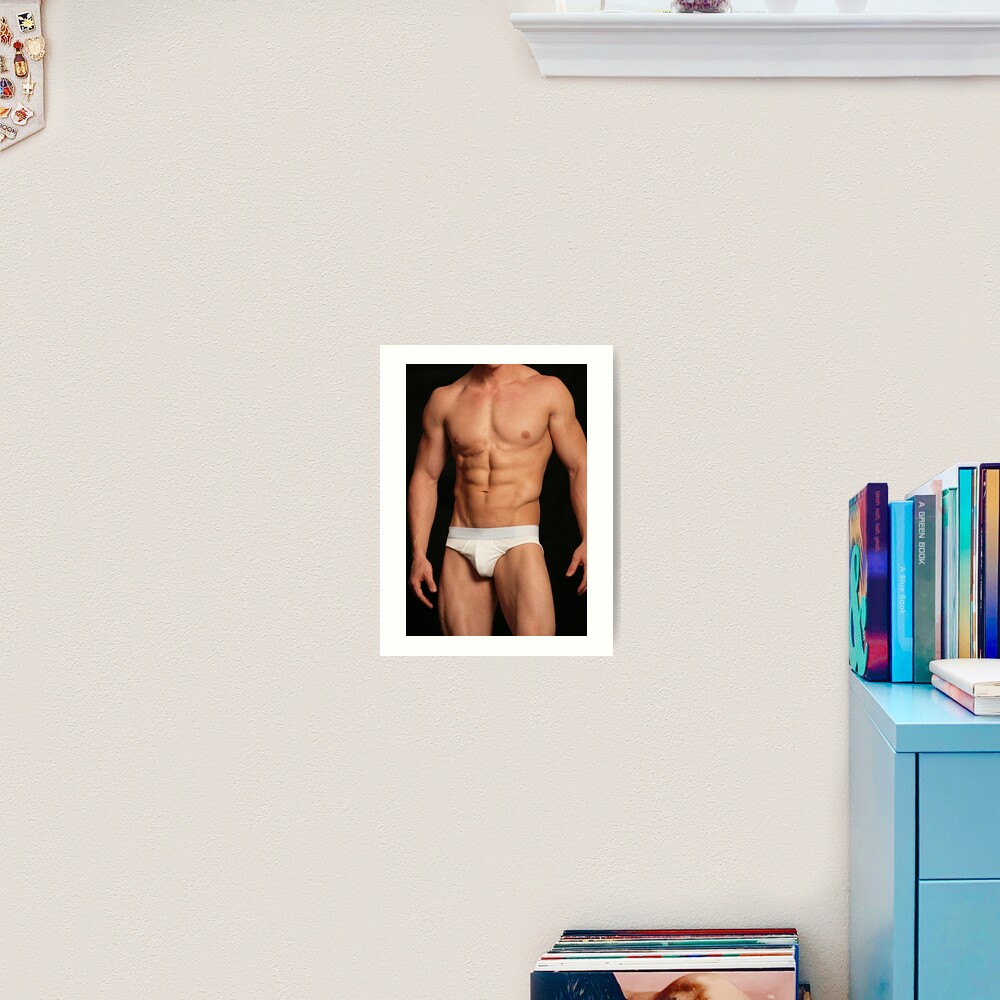 Muscle Man Art Print