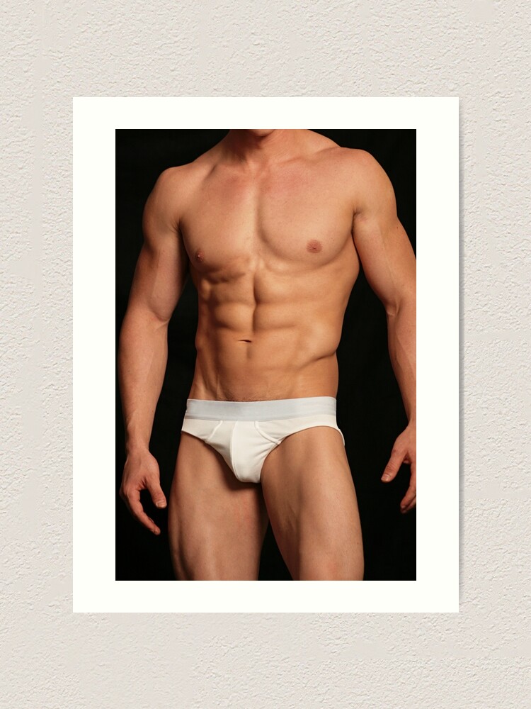 Alternate view of Muscle Man Art Print