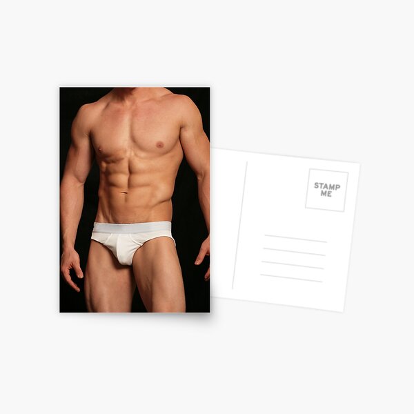 Muscle Man Postcard