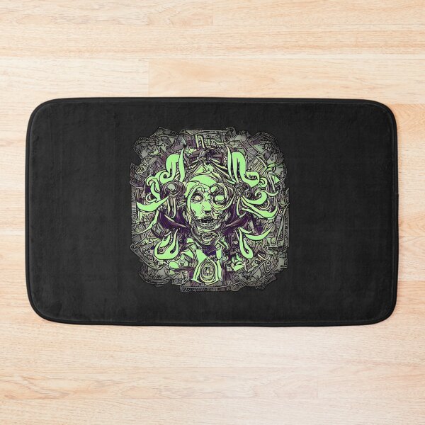 Item preview, Abstract Woman Face Spirals Design  - Gothic Fantasy Motif Patterns designed and sold by Digital-Davinci.