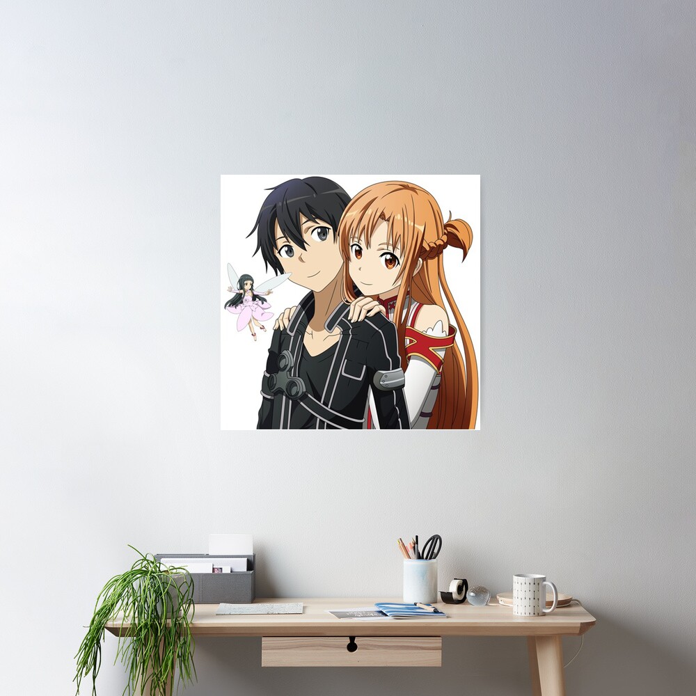  ABYSTYLE Sword Art Online Party Members Unframed Mini Poster  15 x 20.5 Featuring Kirito, Asuna, Silica, Klein, Agil, Lisbeth & Yui  Anime Manga Wall Art Prints for Bedroom Office Home Room