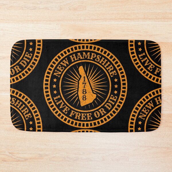Item preview, New Hampshire - NH Map Slogan Motto Live Free or Die - The Granite State designed and sold by Ranggasme.