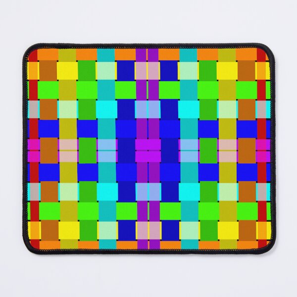 Item preview, Rainbow Woven Checks designed and sold by LawsonFabrics.