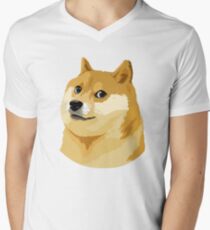 Doge Men's V-Neck T-Shirt