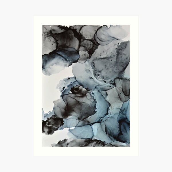 Smoke Show - Alcohol Ink Painting Art Print