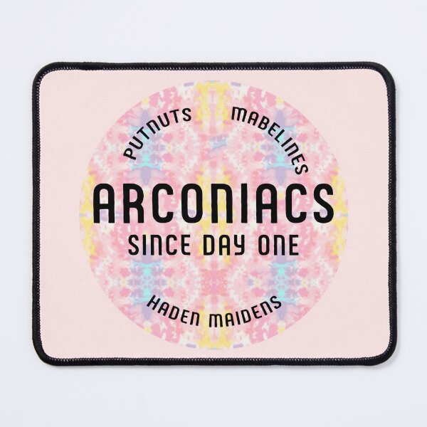 Item preview, OMITB Arconiacs Badge - PINK BACKGROUND designed and sold by bubble-steph.